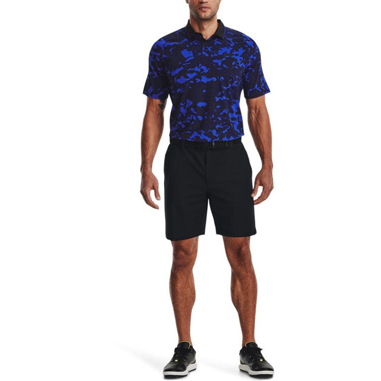 Under Armour Iso-Chill Charged Camo Polo Shirt 'Blue Black' 1373692-456