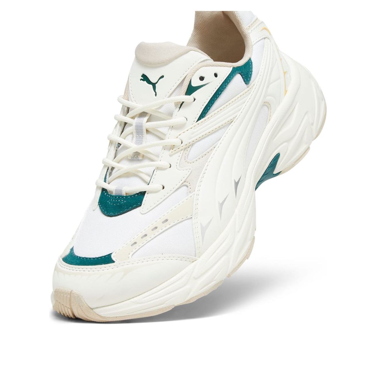 PUMA Morphic Varsity 'Warm White Malachite' 393647-01