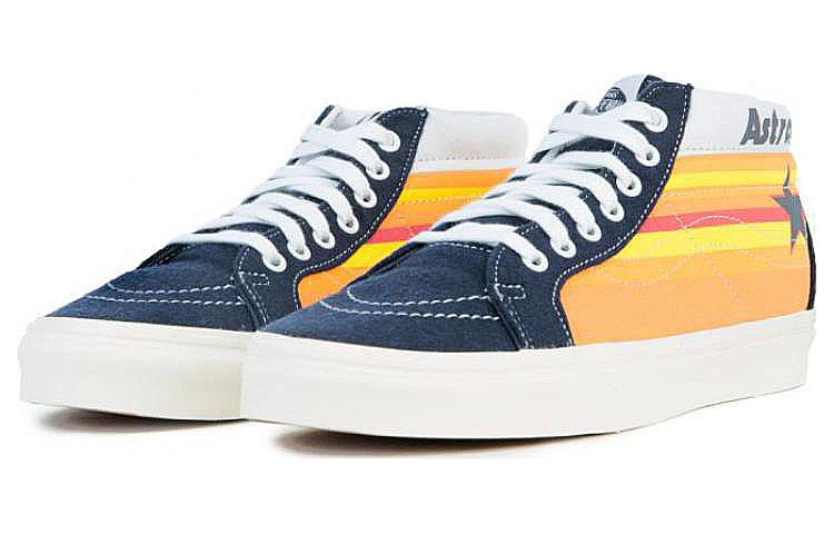 Vans MLB x SK8-MID Reissue Astros 'Blue Yellow' VN0A3MV8RTI