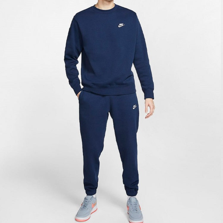Nike Sportswear Casual Sports Round Neck Pullover Blue BV2663-410