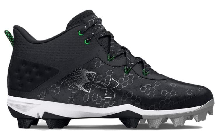 Under Armour Harper 8 Mid RM Baseball Shoes 'Black' 3026592-001