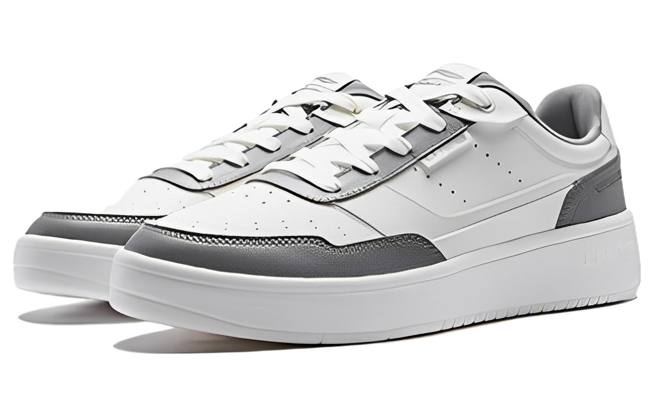Li-Ning Qingyi Skate Shoes 'White Grey' AGCT401-3