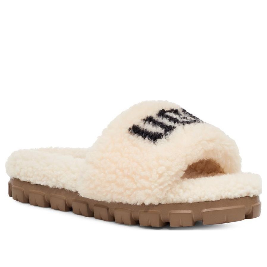 (WMNS) UGG Cozetta Curly Graphic 'Natural' 1132891-NAT