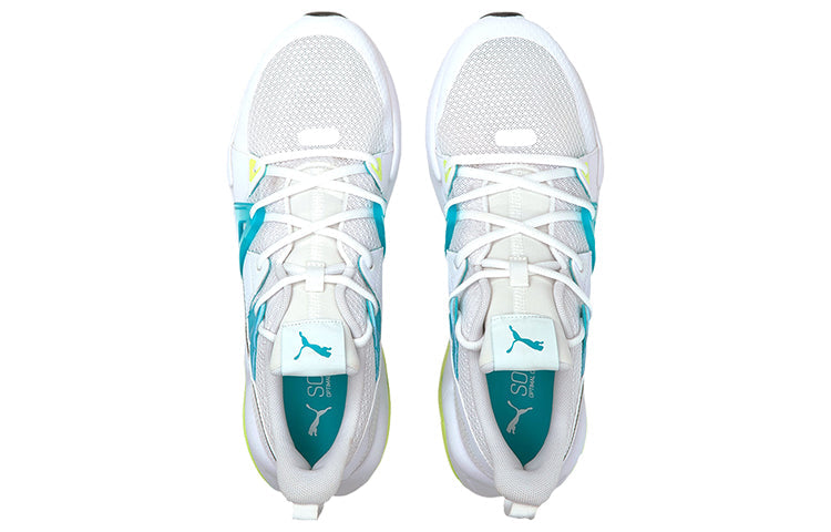 PUMA Cell Fraction Fade Running Shoes White/Blue/Green 194372-02