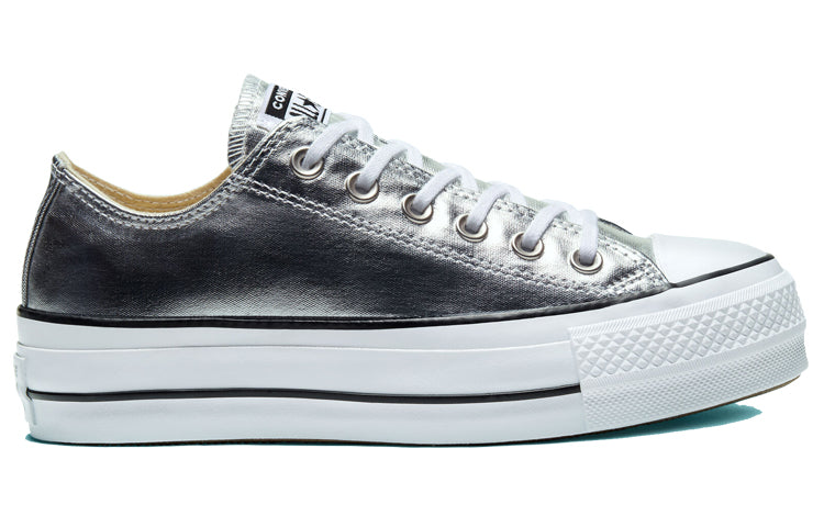 (WMNS) Converse Chuck Taylor All Star Lift Ox 'Silver' 560248C