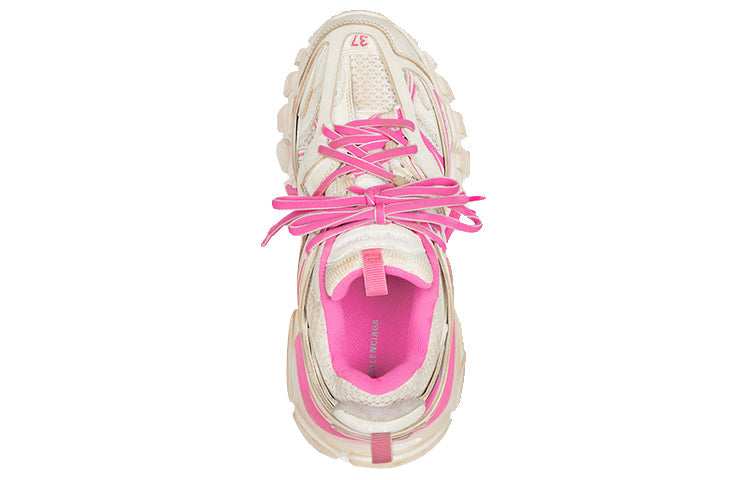(WMNS) Balenciaga Track Sneaker 'White Fluo Pink' 542436W1GC39055