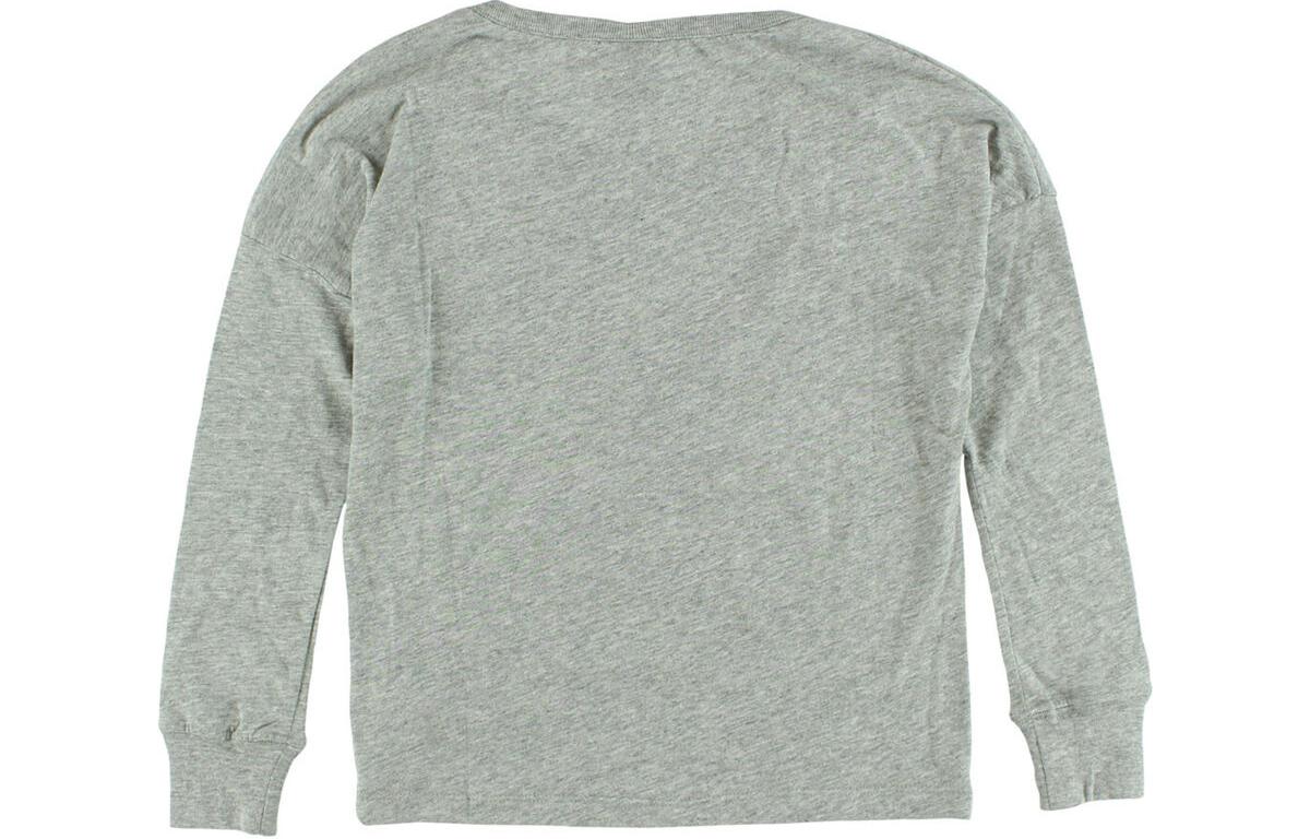 (GS) Air Jordan Long Sleeve T-Shirt 'Grey' 452865-042