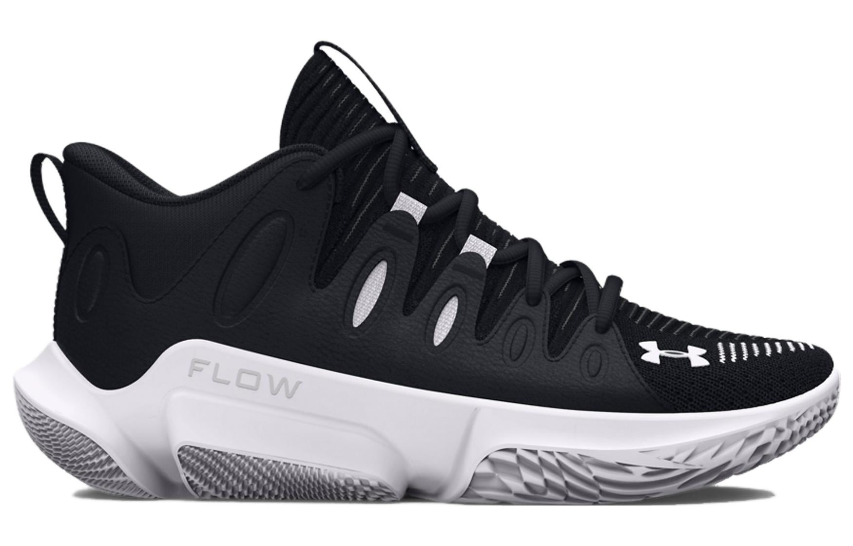 (WMNS) Under Armour Flow Breakthru 4 Basketball Shoes 'Black White' 3026641-002