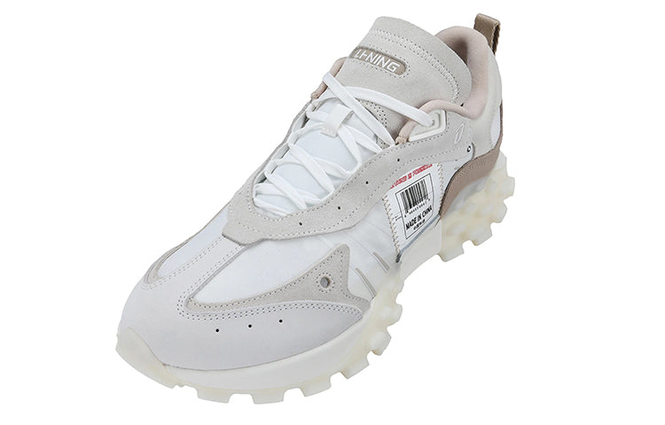 (WMNS) Li-Ning Overload 'White Brown' AZGS034-5