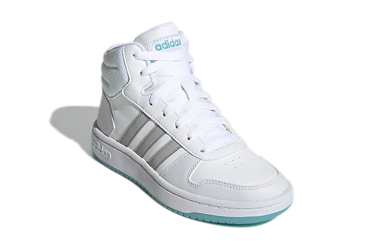 (GS) adidas Hoops Mid 2.0 'White Grey' GZ7774
