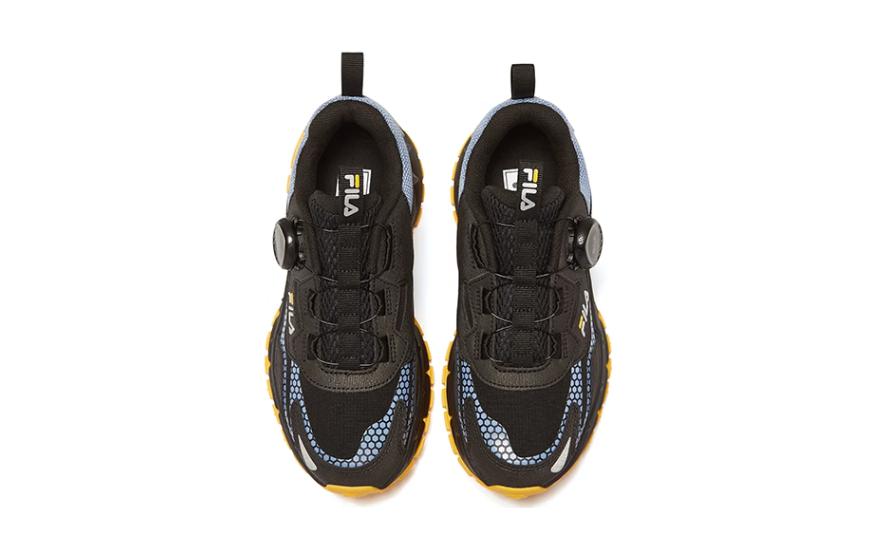 (GS) FILA BOA Running Shoes 'Black Grey Blue' K15B342503FBA
