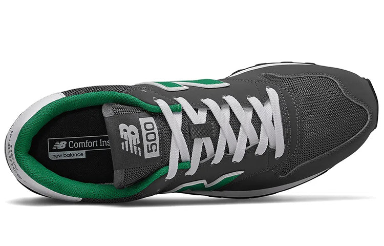 New Balance 500 Shoes Grey/Green GM500TRW