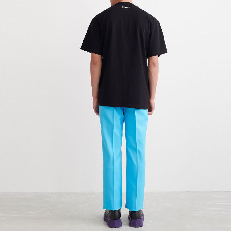 Off-White Monalisa Over Short-Sleeve Tee 'Black' OMAA038C99JER0021045