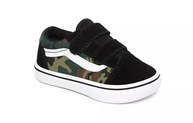 Vans ComfyCush Old Skool V Toddles/Infants Black/Multicolor VN0A4TZI0JR