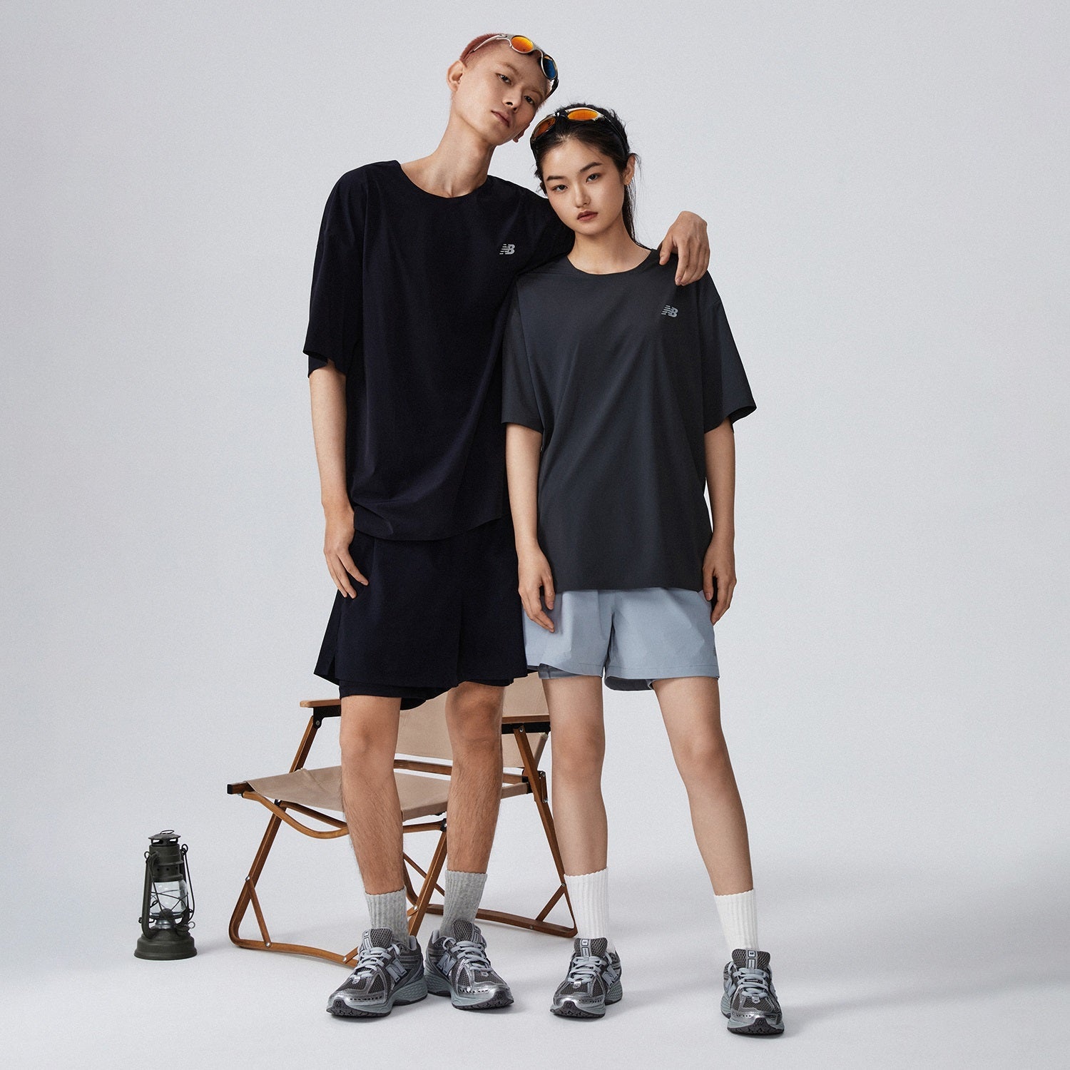 New Balance NB Logo 2 In 1 Short Asia Sizing 'Black' NVE25121-BK