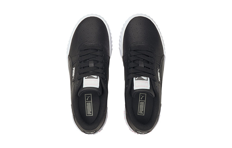 (GS) PUMA Cali Casual Board Shoes Black/White/Pink 368859-01