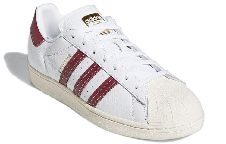 adidas Superstar 'Cream White Collegiate Burgundy' GZ1603
