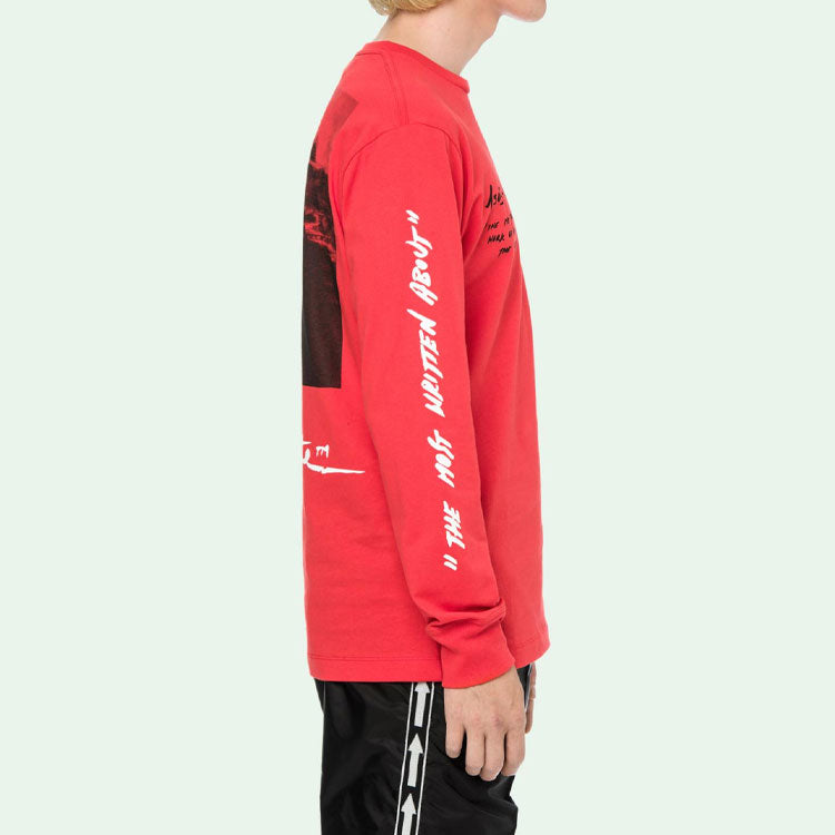 Off-White SS19 Mens Logo Long Sleeve Mona Lisa OMAB001S191850052010