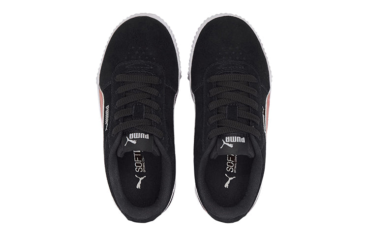 (PS) PUMA Carina Casual Board Shoes Black/Pink/White 370533-05