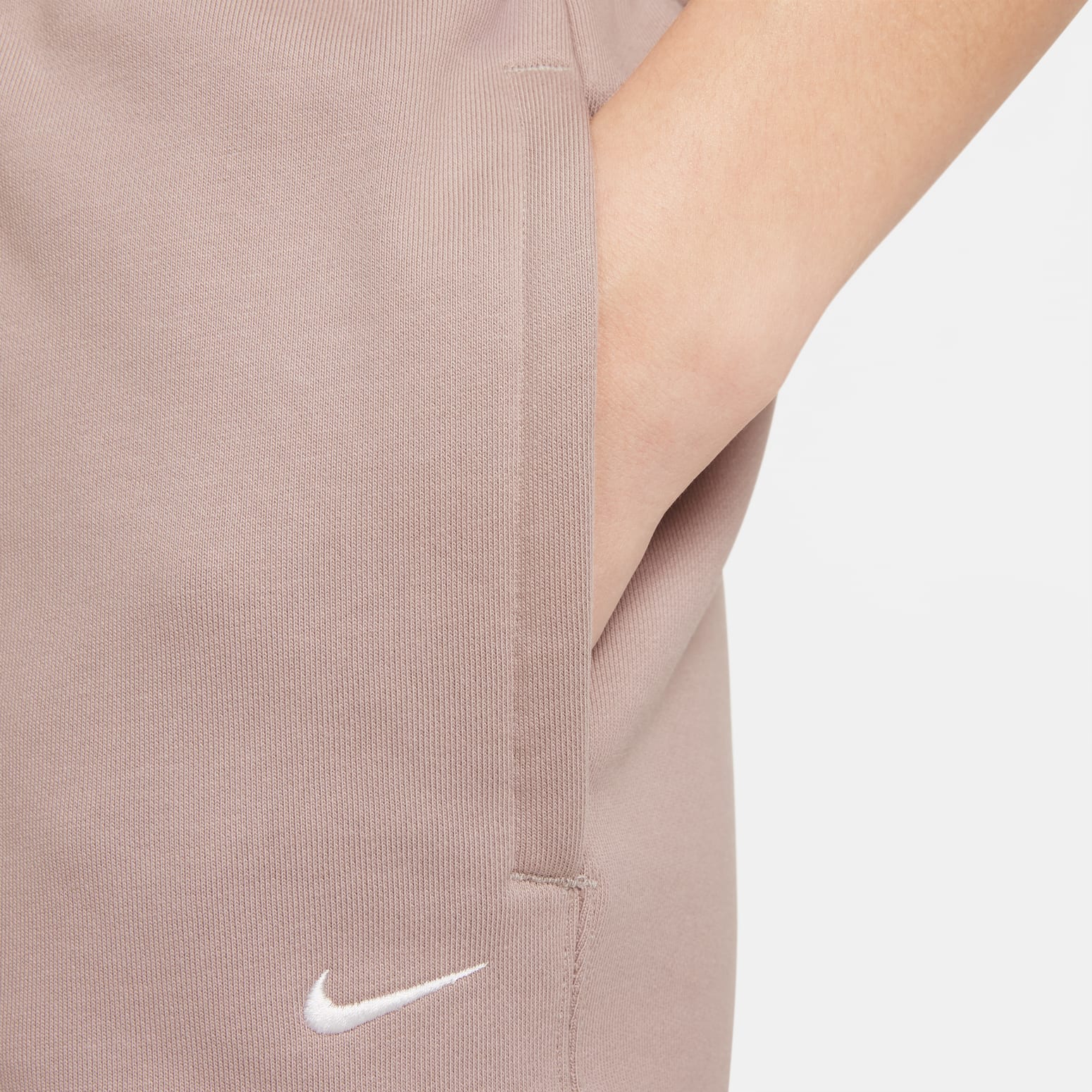 (WMNS) Nike NRG Solo Swoosh Sweatpants 'Malt White' CW5565-245