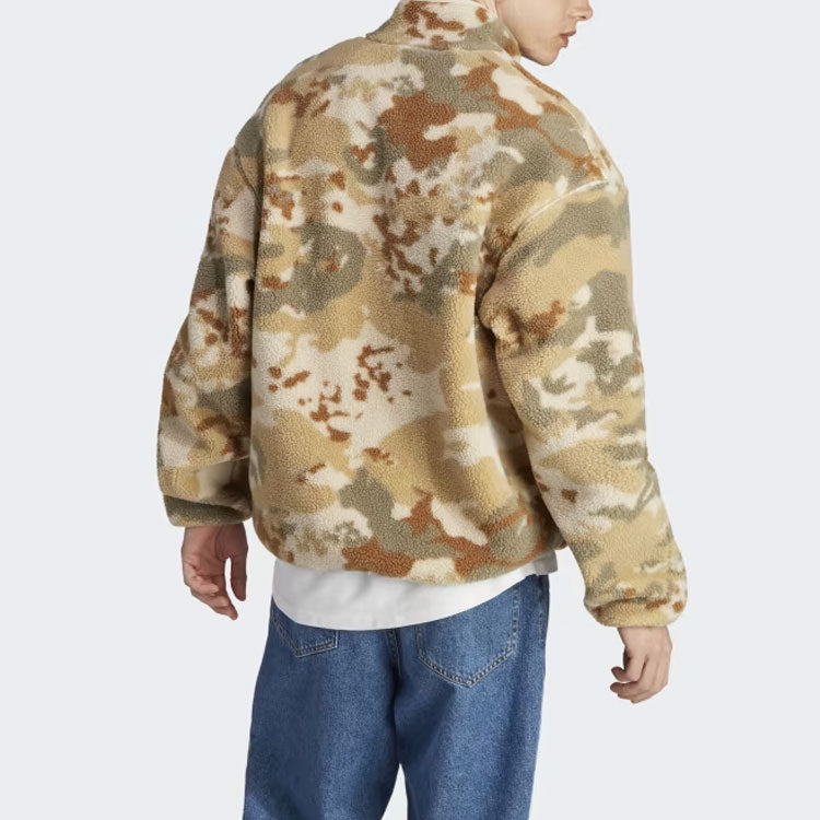 adidas Originals Reversible Fleece Jacket 'Tan' IP0280