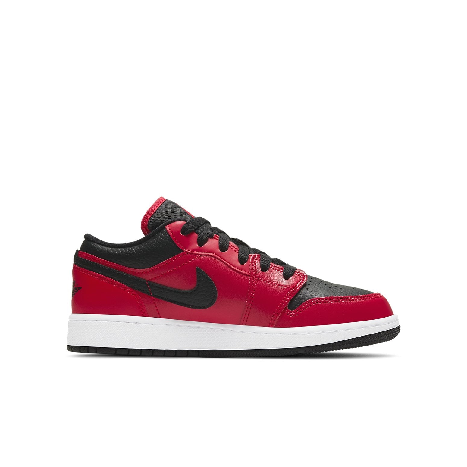 (GS) Air Jordan 1 Low 'Reverse Bred Pebbled' 553560-605