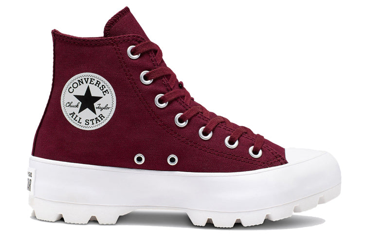 (WMNS) Converse Chuck Taylor All Star Lugged High 'Dark Burgundy' 566284C
