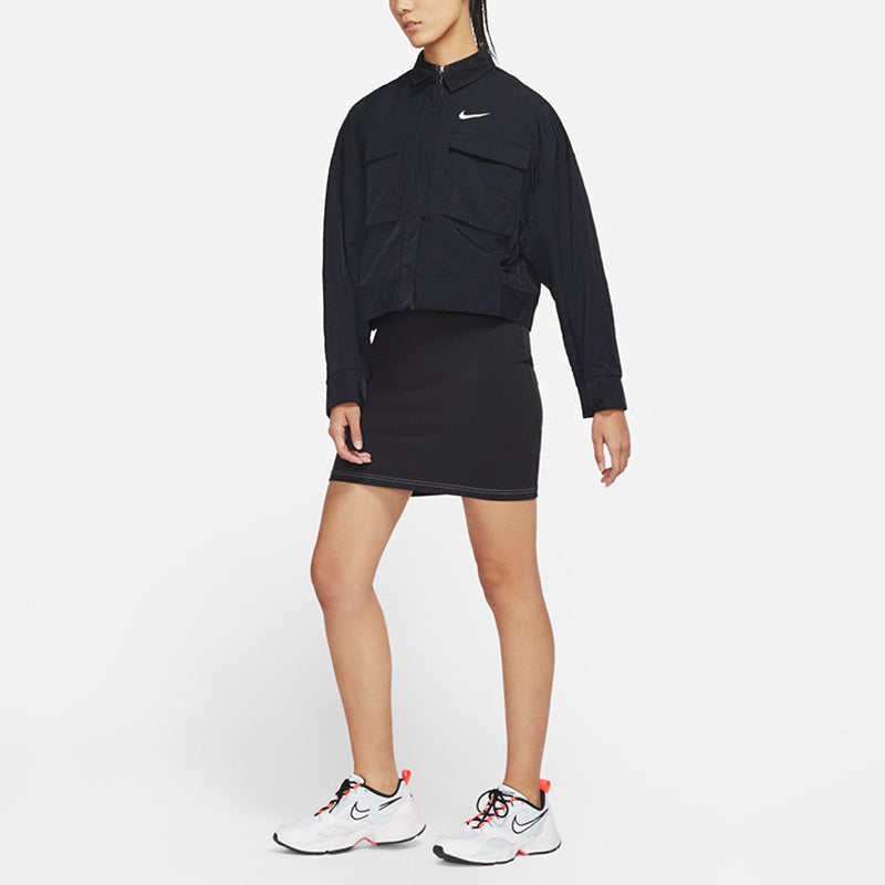 Nike SS22 Big Pocket Short Jacket Autumn Black DM6244-010