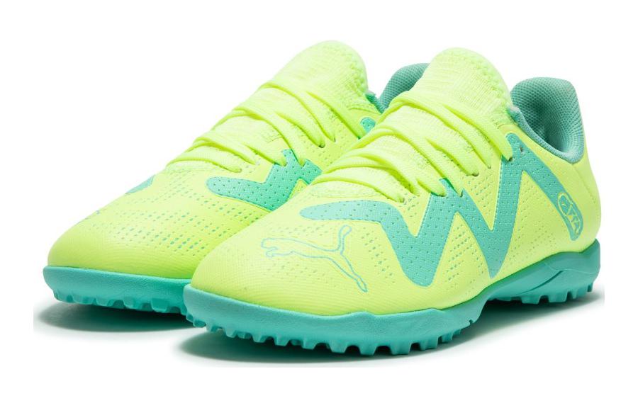 (GS) PUMA Future Play TF Football Boots 'Fluorescent Yellow Aqua' 107202-03
