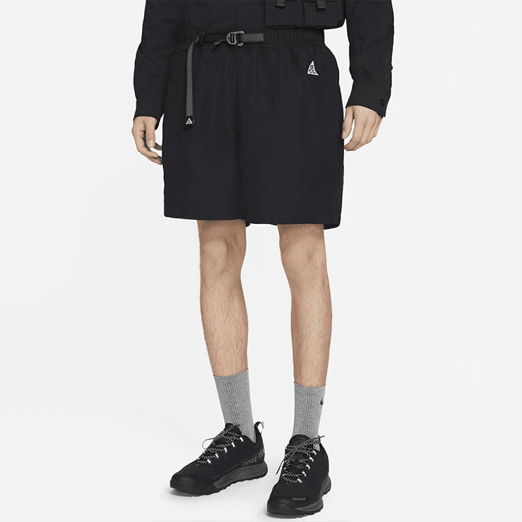 Nike ACG Casual Sports Woven Breathable Cargo Shorts Black CZ6705-013