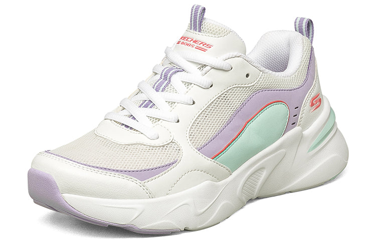 (WMNS) Skechers Bobs Bamina 'White Blue Purple' 117042-WLVM