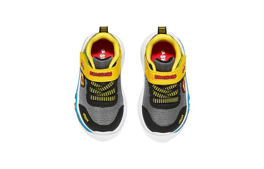 (GS) Skechers Play Scene 'Grey Yellow' 407312N-BKYL