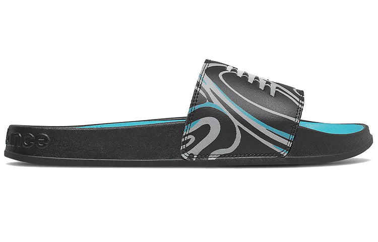 New Balance 200 Slides 'Black Virtual Sky' SMF200BL