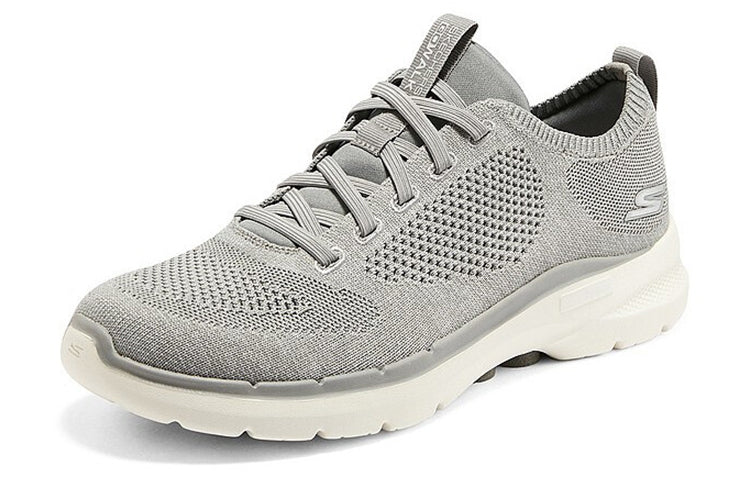 Skechers Go Walk 6 Shoes 'Grey Cream White' 894139-GMLT