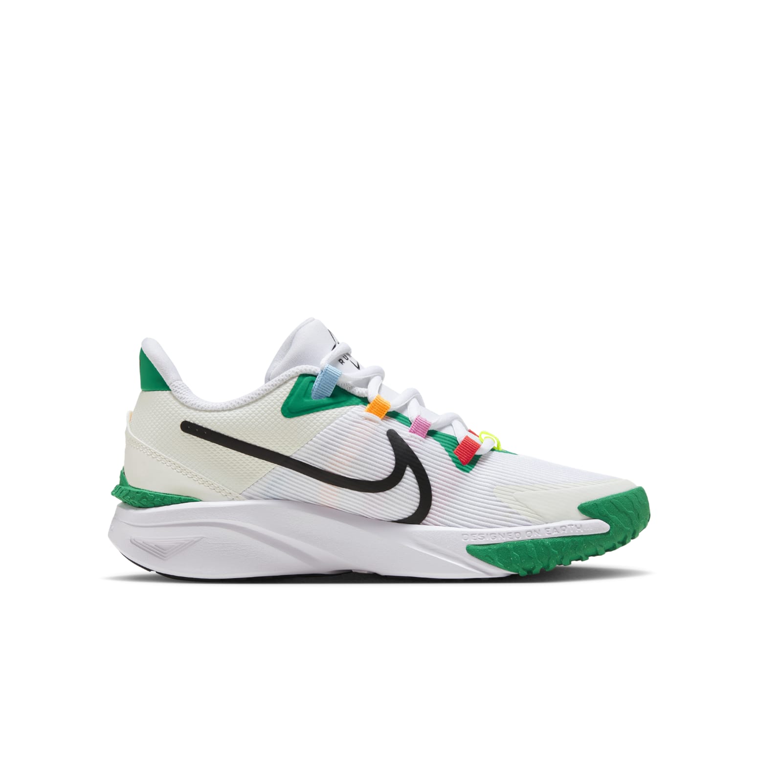 (GS) Nike Star Runner 4 Next Nature 'White Green Black' HM5636-101