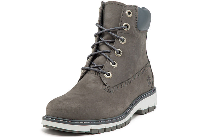 (WMNS) Timberland Lucia Way 6 Inch Waterproof Wide Fit Boots 'Medium Grey Nubuck' A2KUGW