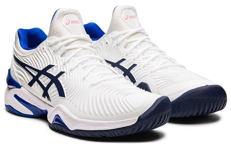 (WMNS) ASICS Court FF 2 'White Blue' 1042A076-103