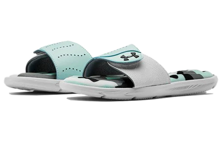 (WMNS) Under Armour Ignite Ix Spectrum Slippers Light Green 3022719-100