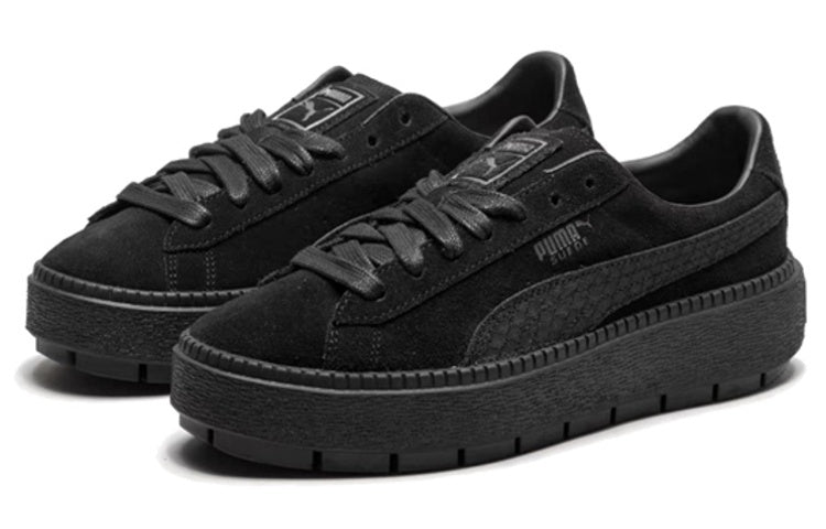 (WMNS) PUMA Suede Platform Trace Animal Black 367814-01