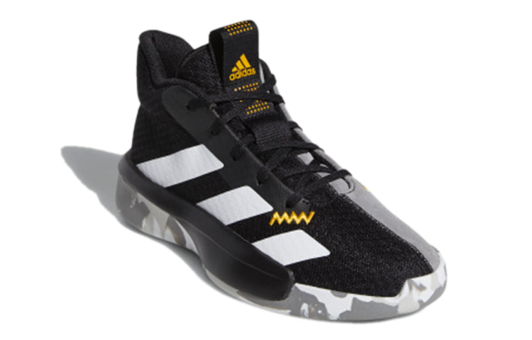 (GS) adidas Pro Next 2019 J 'Black White Gold' F97305