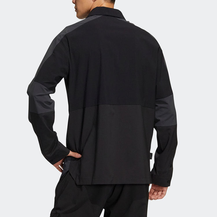 adidas Terrex Cargo Casual Breathable Long Sleeves Shirt Black HE5205