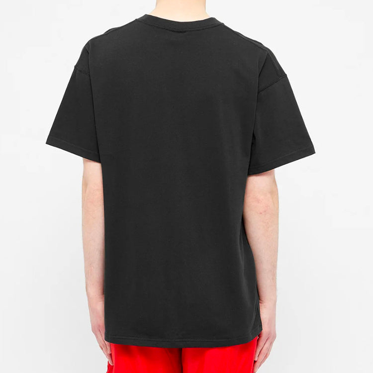 Nike lab Swoosh Tee Chest Small Logo Short Sleeve Black CU8126-010