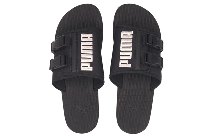 PUMA Wilo Lux Sandal Nylon 'Black Whisper White' 372545-01