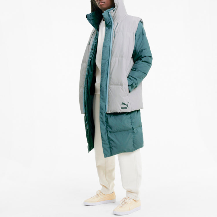 PUMA Layer Down Jacket 'Teal White' 598317-94