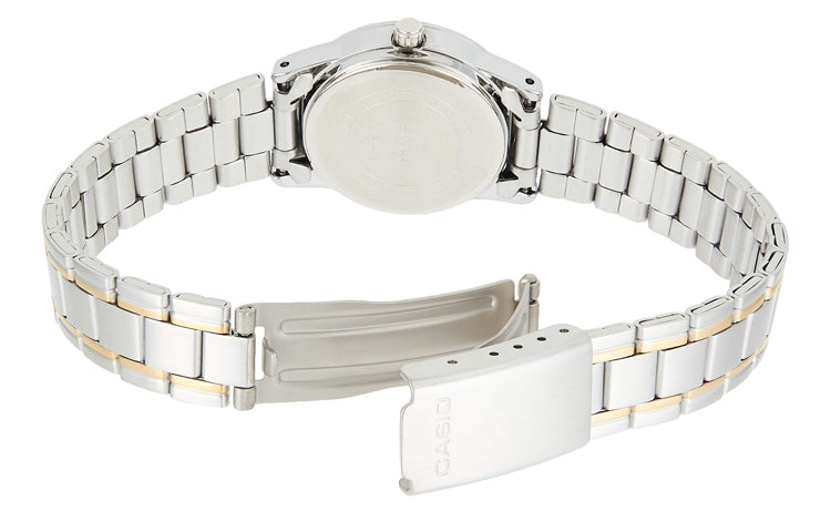 CASIO Quartz Movement Stainless Steel Wrist Waterproof SilverWhite Analog LTP-V001SG-9BUDF