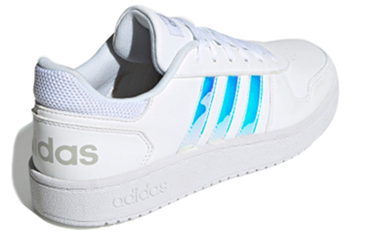 (WMNS) adidas Hoops 2.0 'White Blue Purple' EH3412