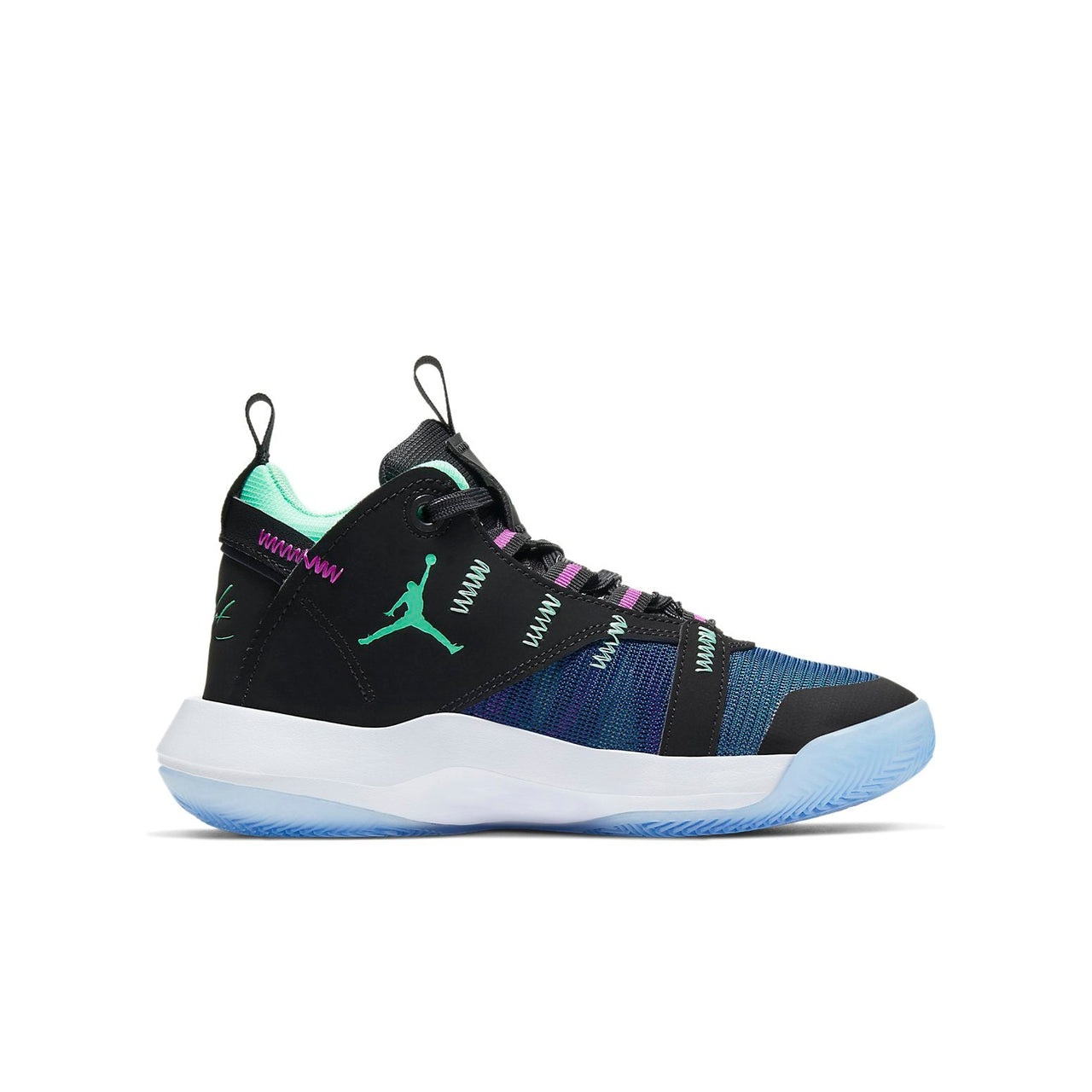 (GS) Air Jordan Jumpman 2020 Black/Blue/White BQ3451-005