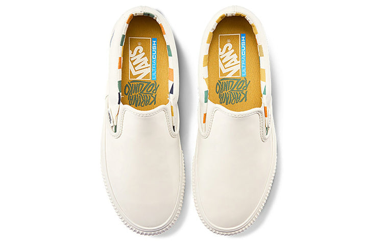 Vans Karina Rozunko x Slip-On Platform SF 'Patent Marshmallow' VN0A3MVC25K