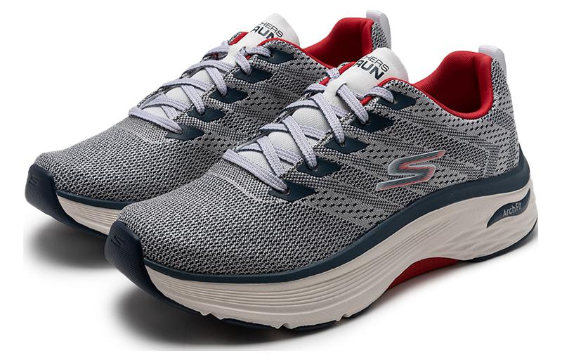 Skechers Max Cushioning Arch Fit Unifier 'Grey Black' 220338-WHT