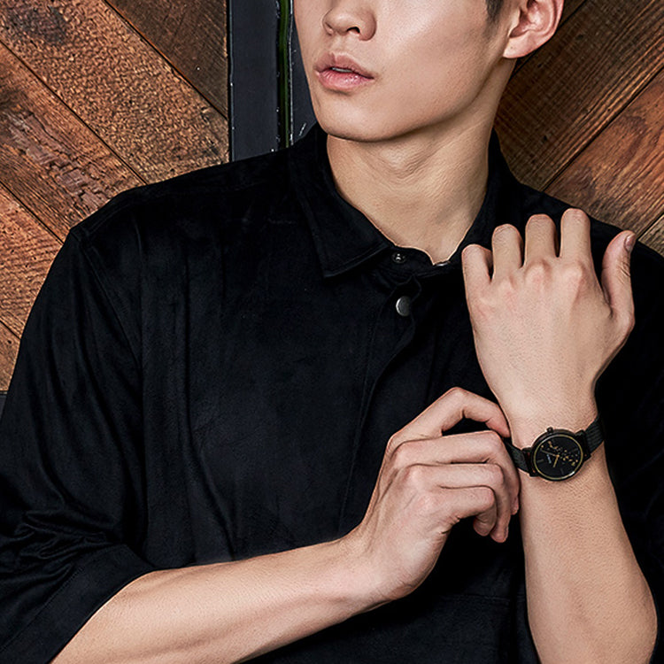 Casio Lineage Analog Watch 'Black Gold' MTP-C100BM-1AUPFJD